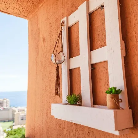 Apartment Sea View & Monaco Perfect Location Quiet Studio Cozy Saint-Antoine (Alpes-Maritimes)