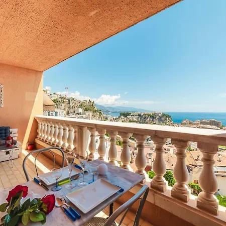 Apartment Sea View & Monaco Perfect Location Quiet Studio Cozy Saint-Antoine (Alpes-Maritimes)